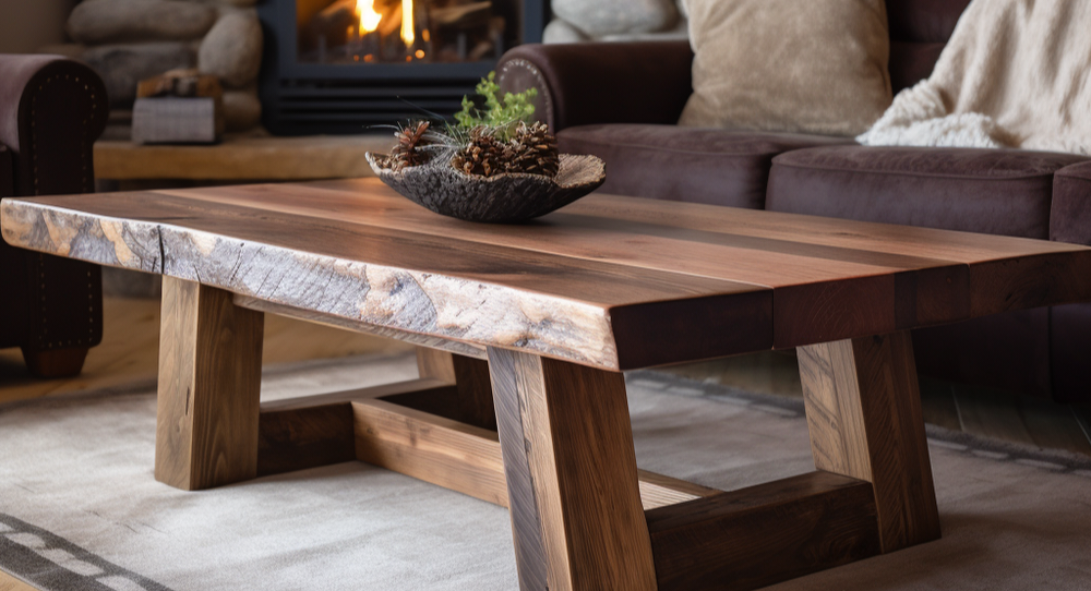 DIY Rough Timber Porch Swing